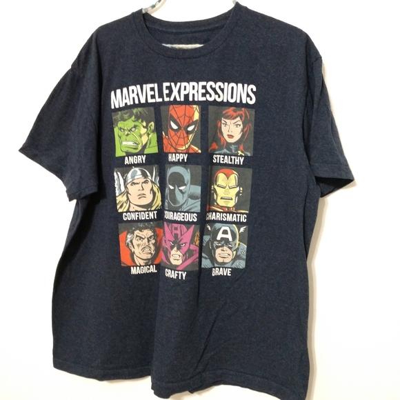 Marvel Other - 3/$15 MARVEL Superhero Graphic T-shirt size XL